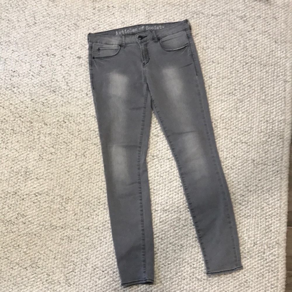 Grey jeans